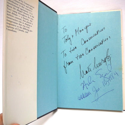 NO SMALL MEASURE, The Progressive Conservatives and the Constitution, by Nathan Nurgitz and Hugh Segal (1st Ed. SIGNED)