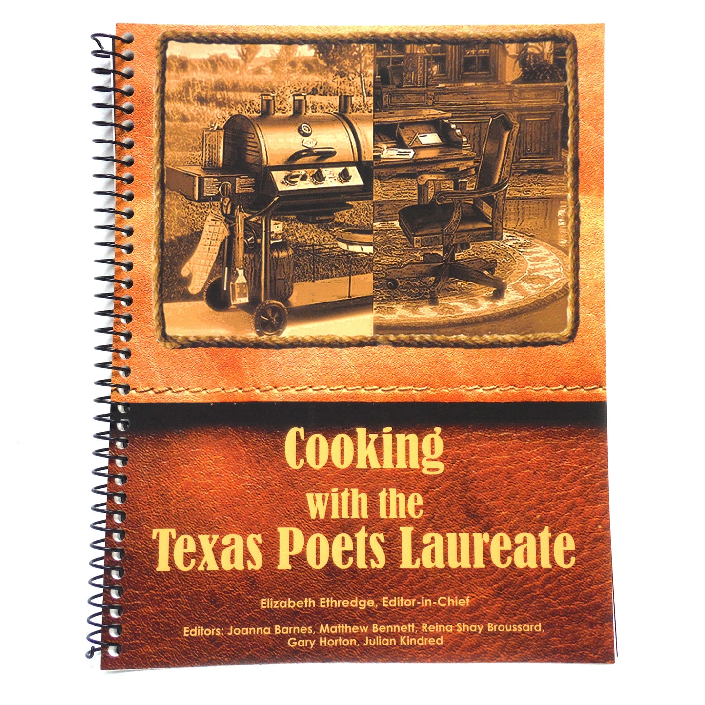 COOKING WITH THE TEXAS POETS LAUREATE, Poems and Recipes as Edited by Elizabeth Ethredge  (1st Ed. SIGNED)