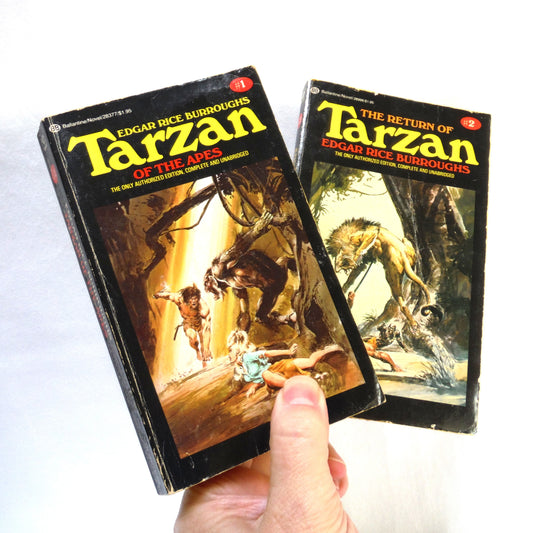 TARZAN, by Edgar Rice Burroughs TWO-PACK POCKETBOOK SPECIAL: #1 Tarzan of the Apes and #2 The Return of Tarzan, 1980/1981