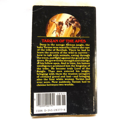 TARZAN, by Edgar Rice Burroughs TWO-PACK POCKETBOOK SPECIAL: #1 Tarzan of the Apes and #2 The Return of Tarzan, 1980/1981