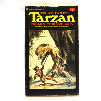 TARZAN, by Edgar Rice Burroughs TWO-PACK POCKETBOOK SPECIAL: #1 Tarzan of the Apes and #2 The Return of Tarzan, 1980/1981