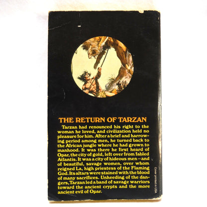 TARZAN, by Edgar Rice Burroughs TWO-PACK POCKETBOOK SPECIAL: #1 Tarzan of the Apes and #2 The Return of Tarzan, 1980/1981