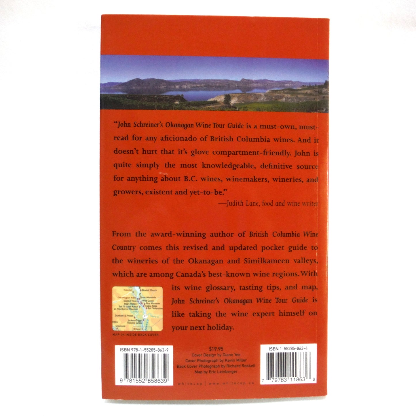 OKANAGAN WINE TOUR GUIDE, by John Schreiner (2007 2nd Ed.)