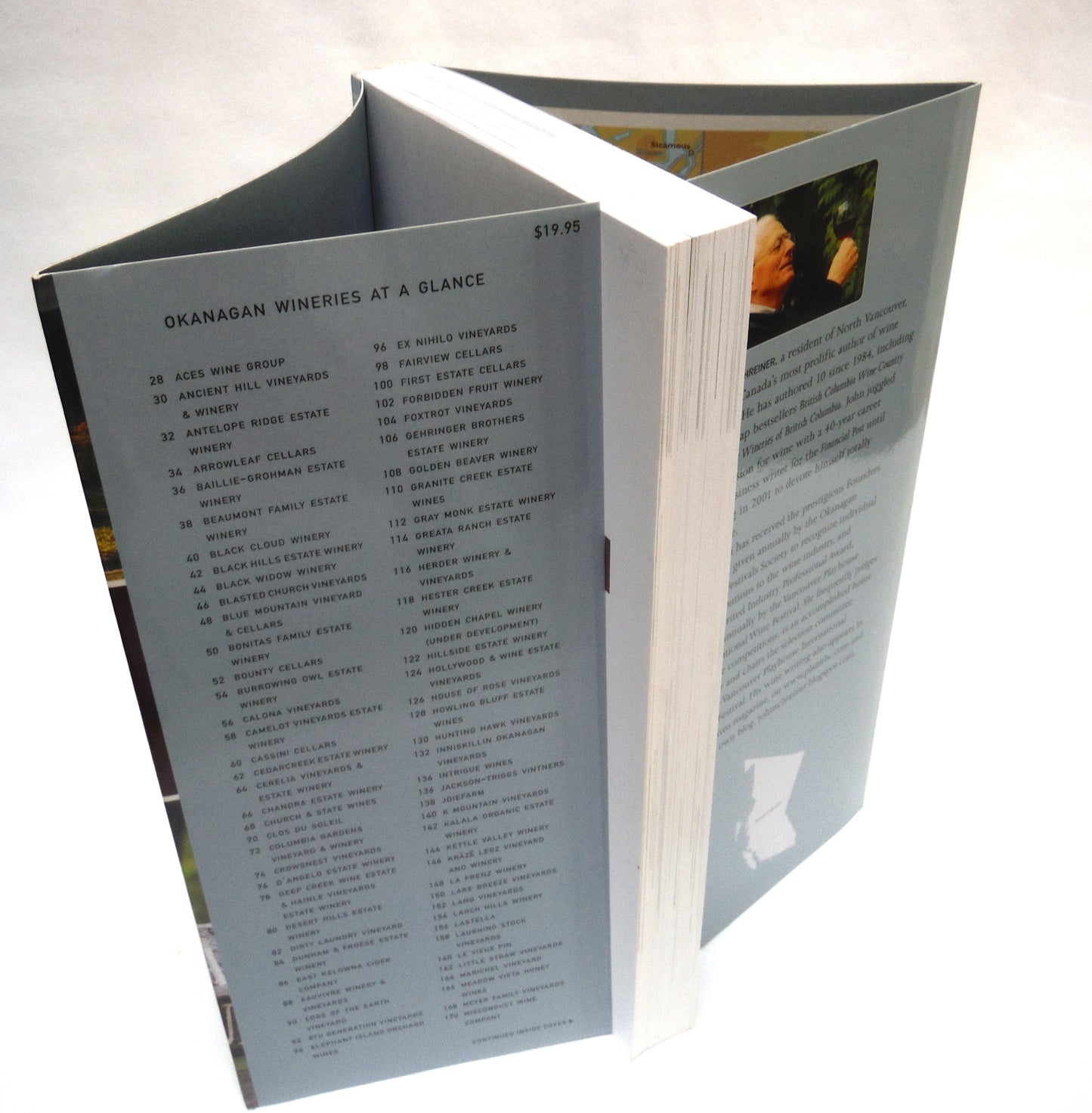 OKANAGAN WINE TOUR GUIDE, by John Schreiner (2010 3rd Ed.)