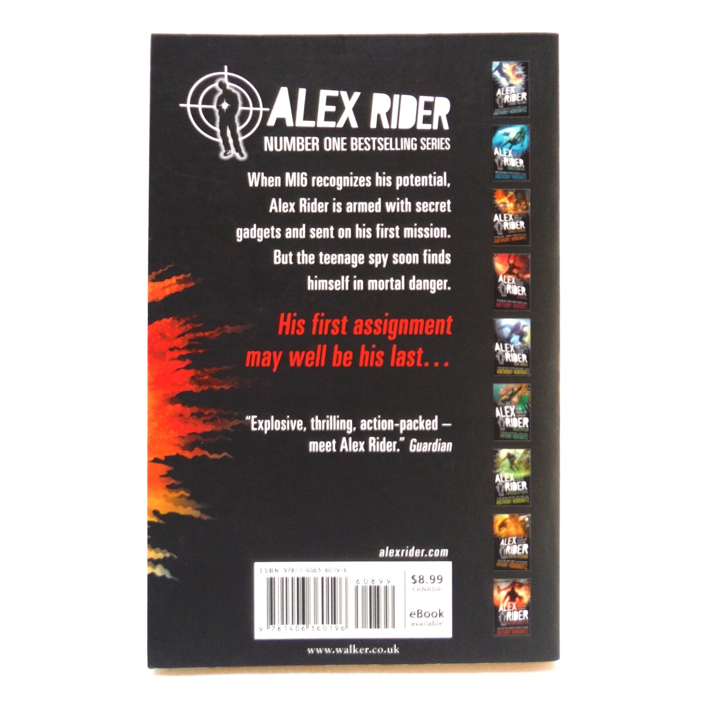 ALEX RIDER in STORMBREAKER, by Anthony Horowitz, 2015