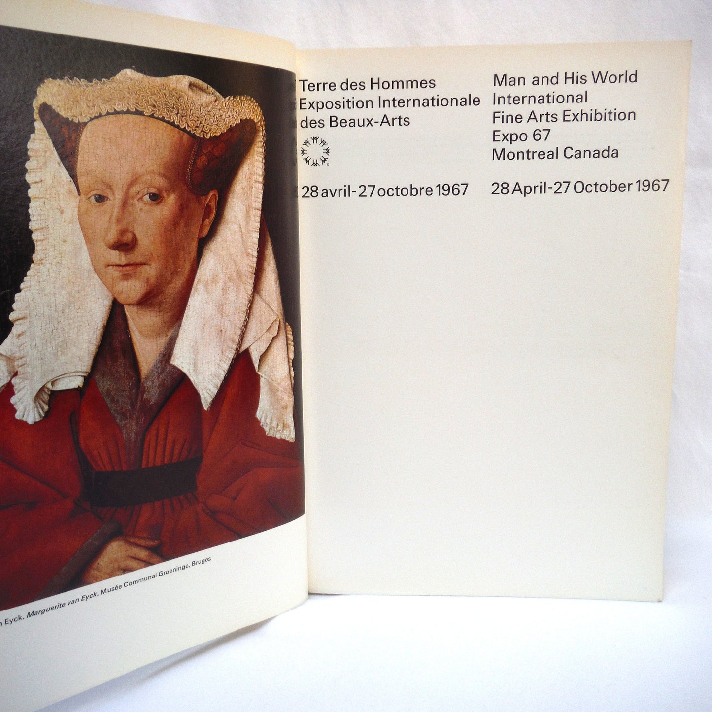 Terre des Hommes Exposition Internationale des Beaux-Arts, Man and His World International Fine Arts Exhibition, EXPO 67 MONTREAL CANADA (1967 1st Ed.)