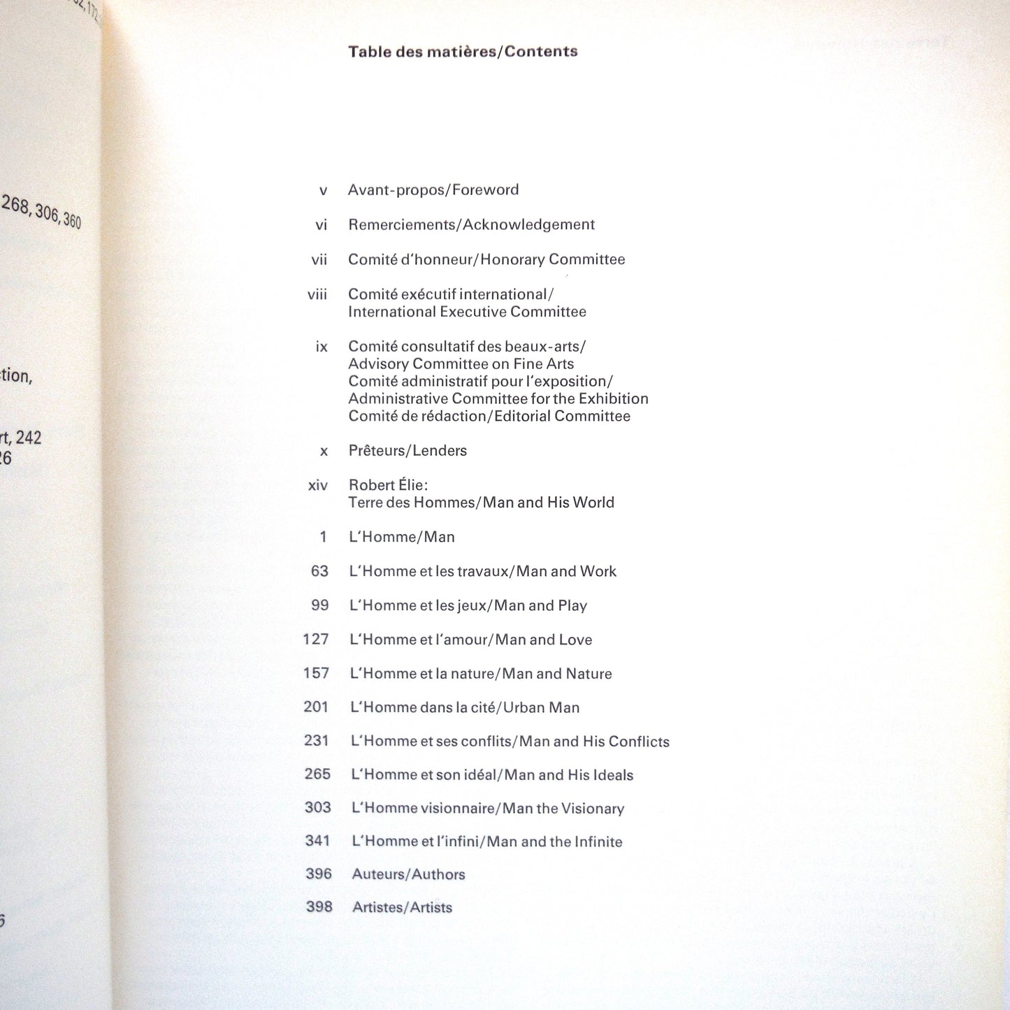 Terre des Hommes Exposition Internationale des Beaux-Arts, Man and His World International Fine Arts Exhibition, EXPO 67 MONTREAL CANADA (1967 1st Ed.)