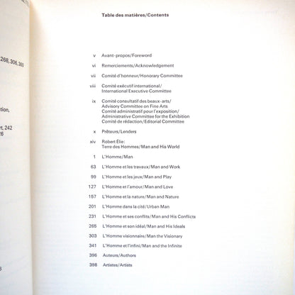 Terre des Hommes Exposition Internationale des Beaux-Arts, Man and His World International Fine Arts Exhibition, EXPO 67 MONTREAL CANADA (1967 1st Ed.)
