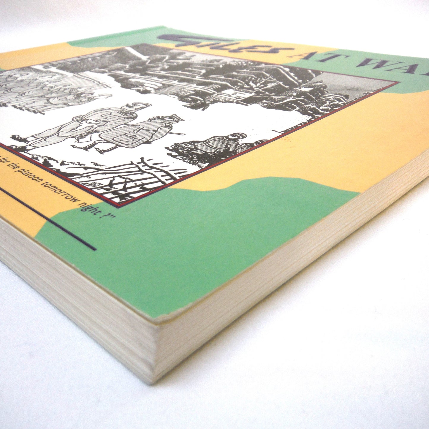 GILES AT WAR, Military Cartoons by Peter Tory (1994 1st Ed.)