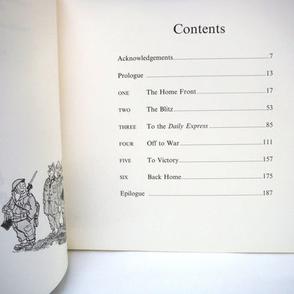 GILES AT WAR, Military Cartoons by Peter Tory (1994 1st Ed.)