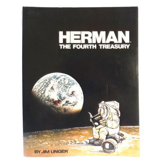 HERMAN THE FOURTH TREASURY, Cartoons by Jim Unger (1984 1st Ed.)