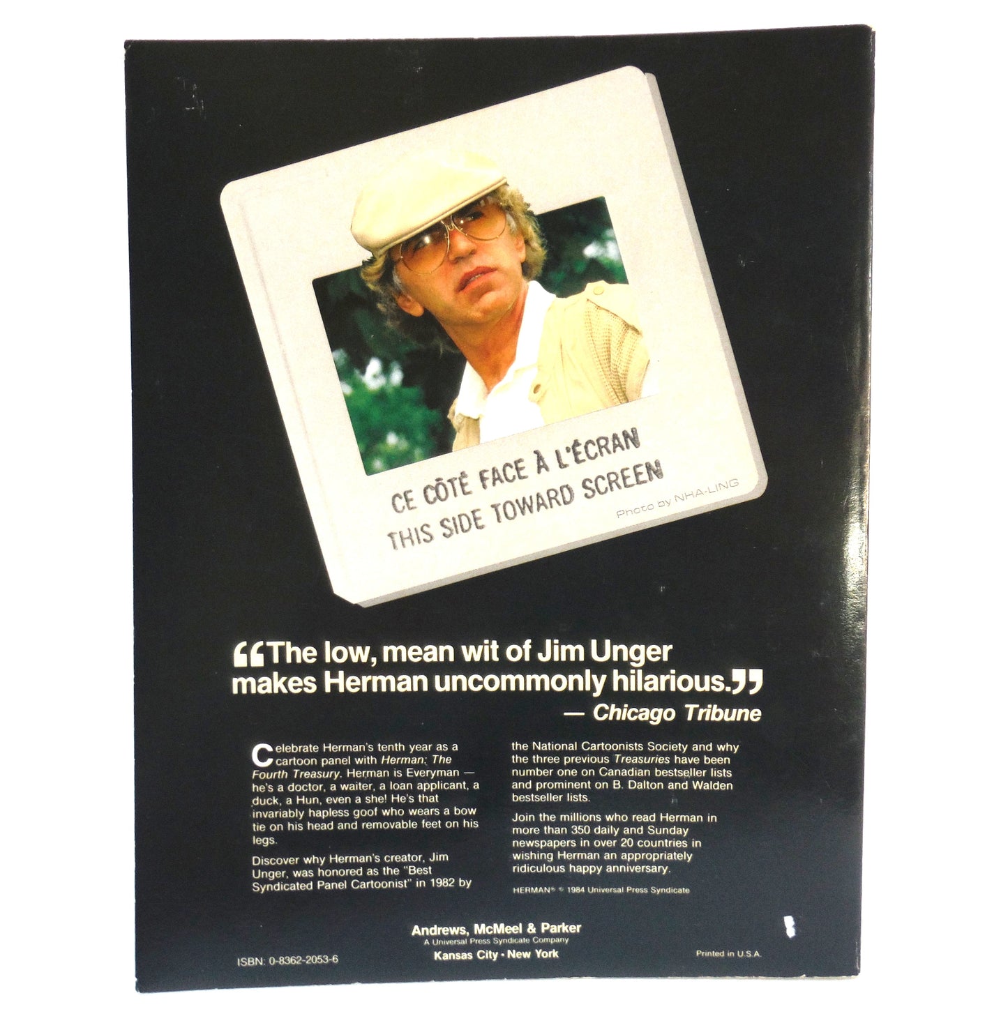 HERMAN THE FOURTH TREASURY, Cartoons by Jim Unger (1984 1st Ed.)