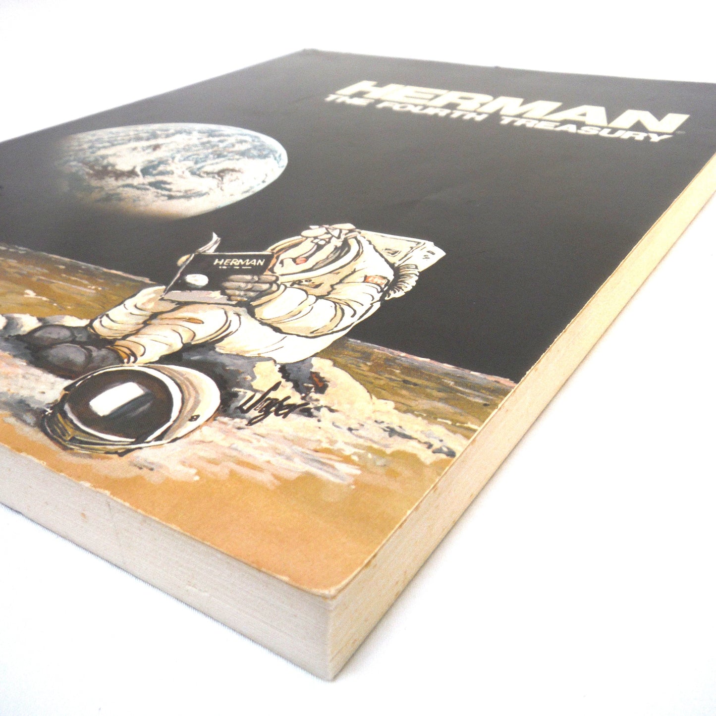 HERMAN THE FOURTH TREASURY, Cartoons by Jim Unger (1984 1st Ed.)