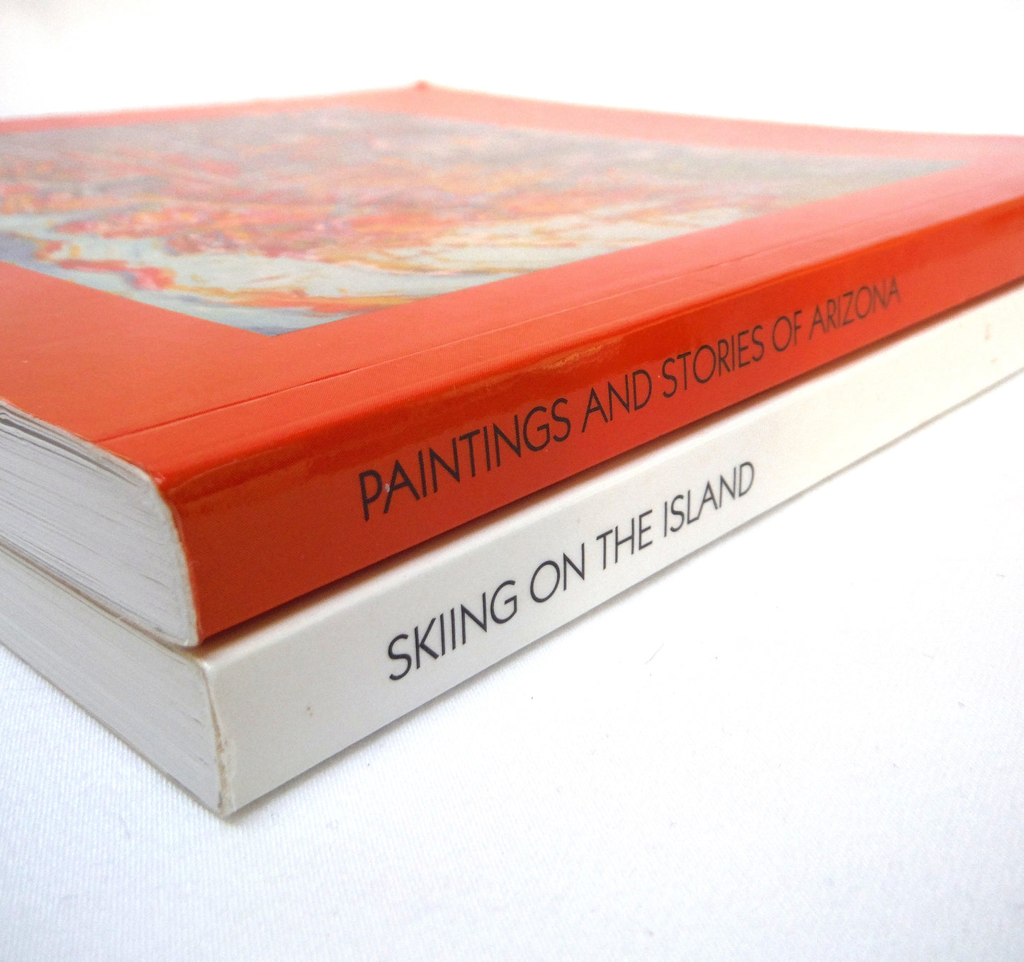 BRIAN SCOTT, THE BC PAINTER 2-PACK OF ART BOOKS: Paintings and Stories of Arizona, and Skiing On The Island (BOTH SIGNED 1st Ed.)