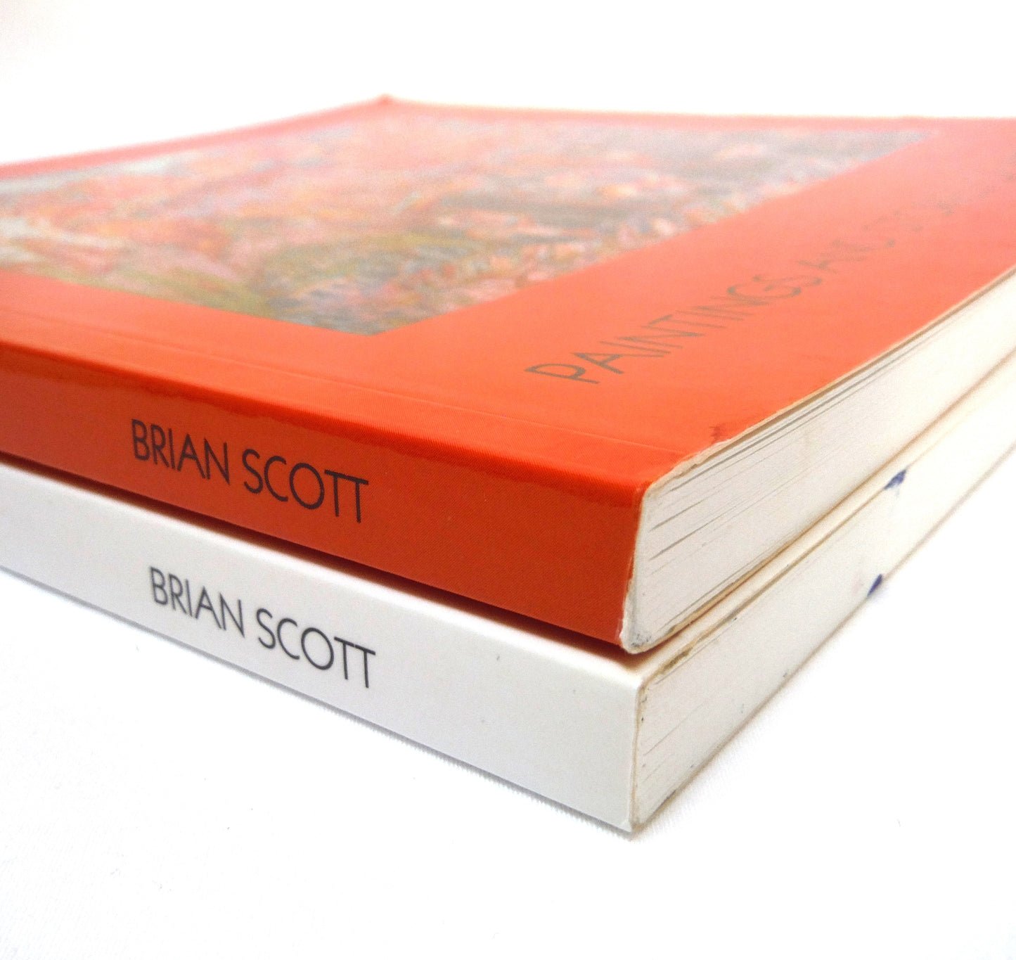 BRIAN SCOTT, THE BC PAINTER 2-PACK OF ART BOOKS: Paintings and Stories of Arizona, and Skiing On The Island (BOTH SIGNED 1st Ed.)