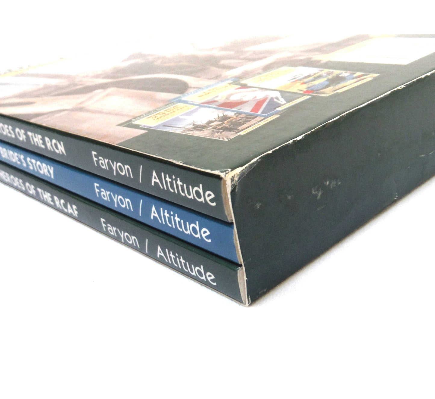 UNSUNG WAR HEROES, Amazing 3-Pack Story Books by Cynthia J. Faryon (Three Canadian Military Books in a Slipcase Box Brand New-Old Stock Special)