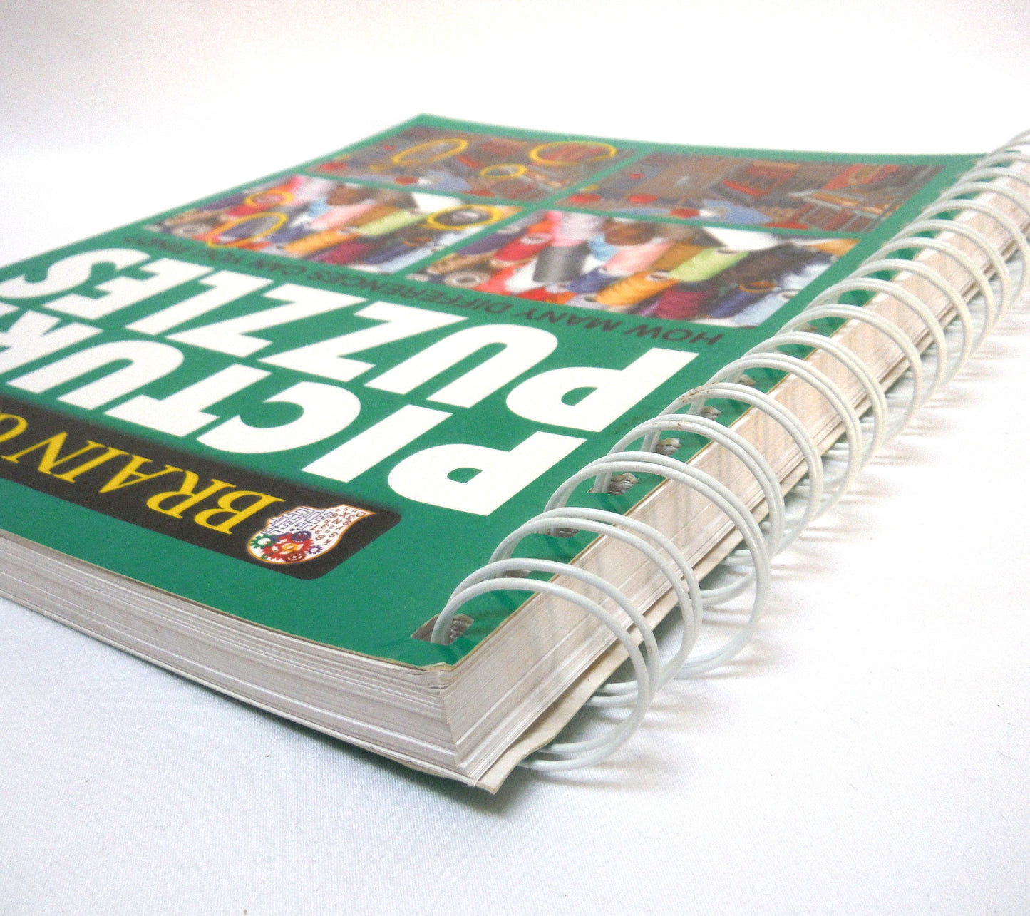 PICTURE PUZZLES, How Many Differences Can You Find? By Brain Games (2009 1st Ed.)