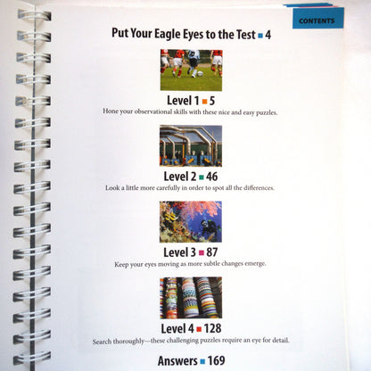 PICTURE PUZZLES, How Many Differences Can You Find? By Brain Games (2009 1st Ed.)