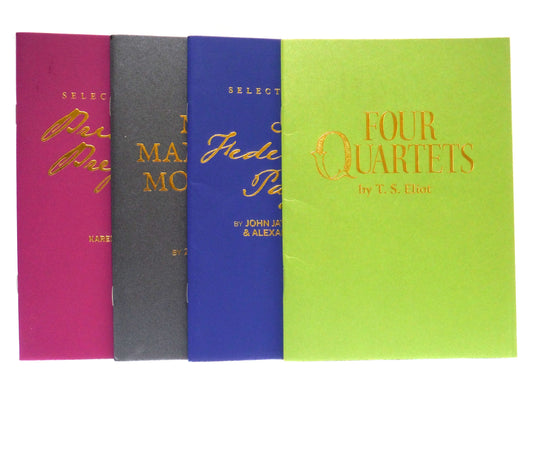 A VERY RARE FOUR-PACK OF TRINITY FORUM READING BOOKLETS by The Trinity Forum Society, 1st Ed. With Bonus Company Letter!