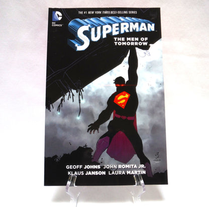 SUPERMAN, THE MEN OF TOMORROW, by D.C. Comics Legends Geoff Johns, John Romita Jr., Klaus Janson, and Laura Martin (2015 1st Ed.)