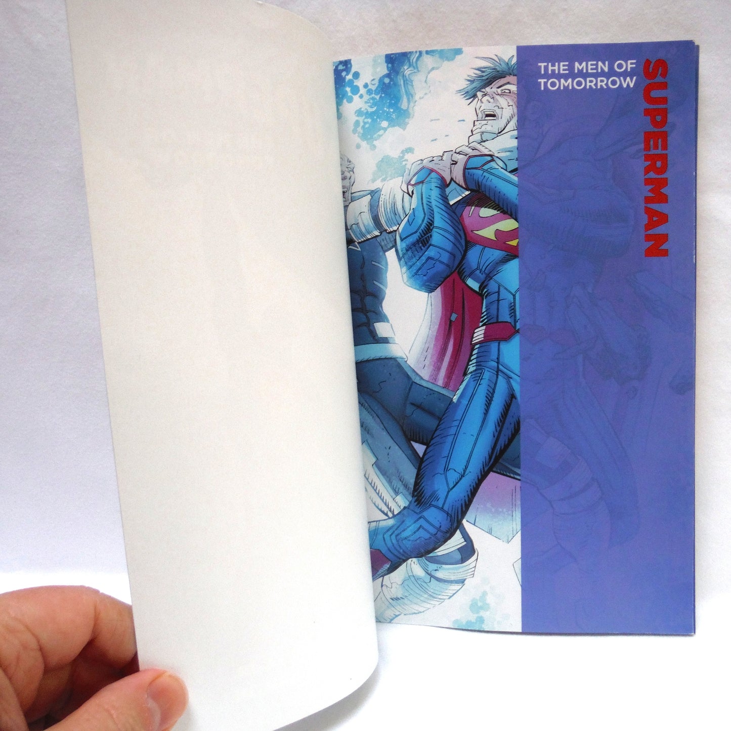 SUPERMAN, THE MEN OF TOMORROW, by D.C. Comics Legends Geoff Johns, John Romita Jr., Klaus Janson, and Laura Martin (2015 1st Ed.)