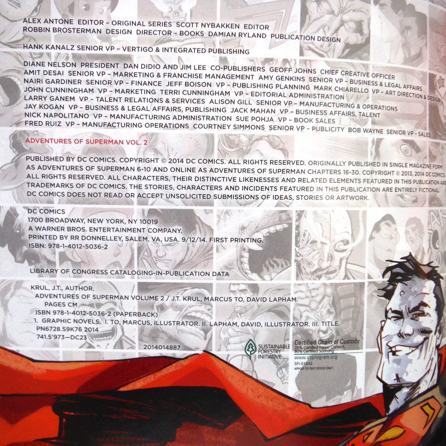 ADVENTURES OF SUPERMAN, VOLUME TWO: The Graphic Novel by D.C. Comics (2000 1st Ed.)