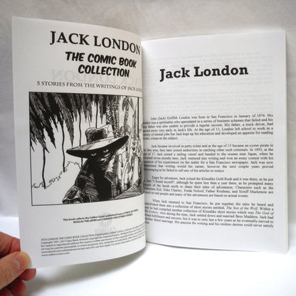 JACK LONDON, THE COMIC BOOK COLLECTION: 5 Stories From The Writings of Jack London by 5 Different Artists and Calibre Comics (2017 1st Ed.)