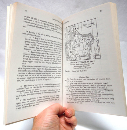 THE BASIC ESSENTIALS OF MAP & COMPASS, in The Basic Essentials Series by Cliff Jacobson (1988 1st Ed.)