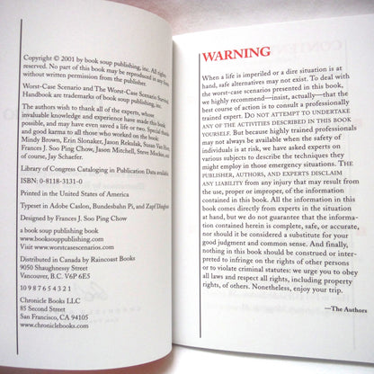 THE WORST-CASE SCENARIO SURVIVAL HANDBOOK: TRAVEL, by Joshua Piven and David Borgenicht (2001 1st Ed.)