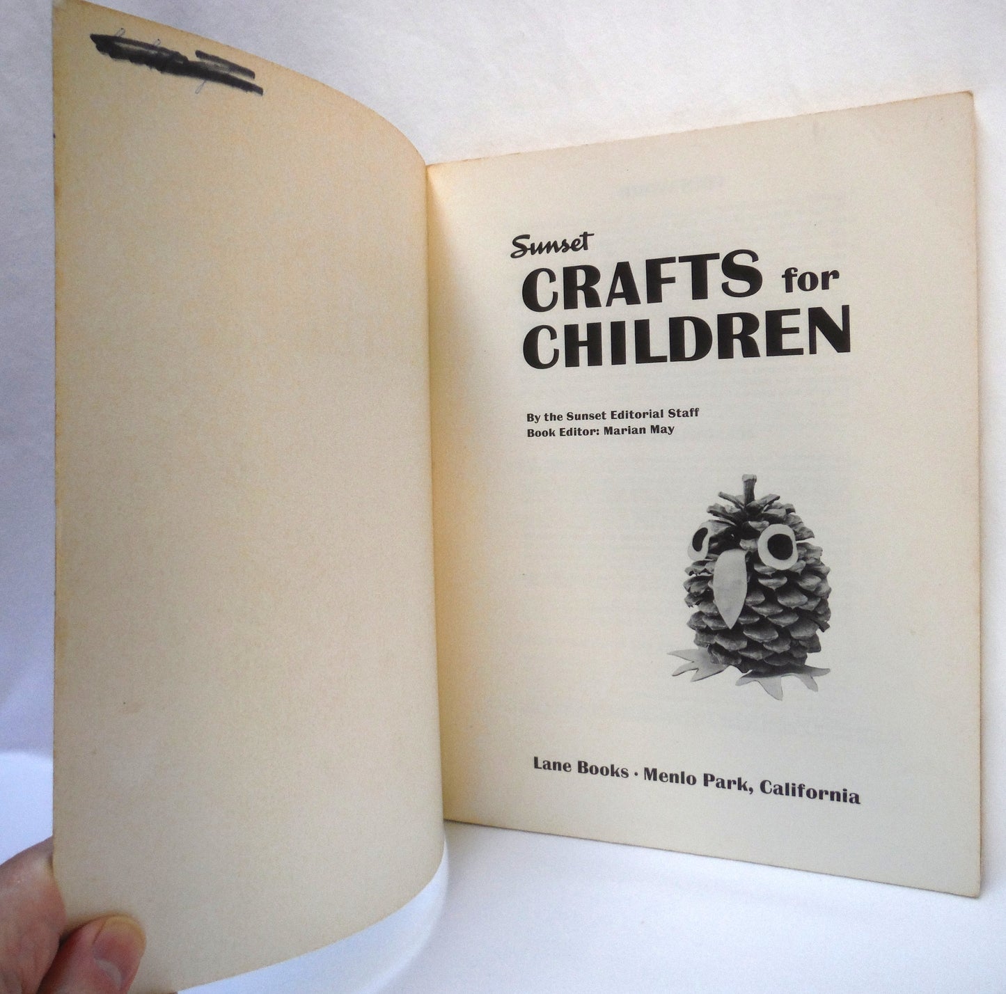 CREATIVE CRAFTS MASKS and SUNSET CRAFTS FOR CHILDREN, A Special Vintage TWO-BOOK Special Package for Keeping Children Creative!