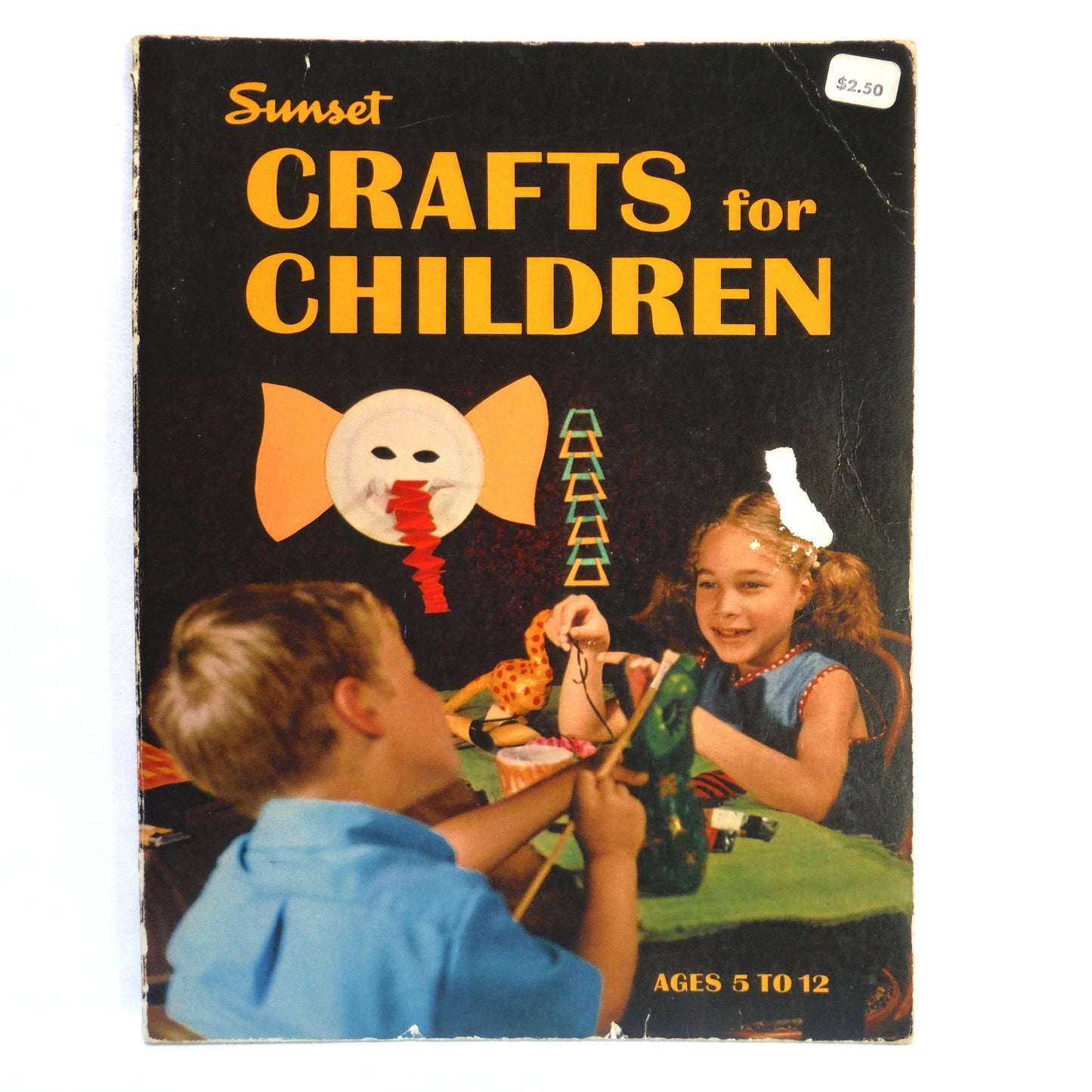 CREATIVE CRAFTS MASKS and SUNSET CRAFTS FOR CHILDREN, A Special Vintage TWO-BOOK Special Package for Keeping Children Creative!
