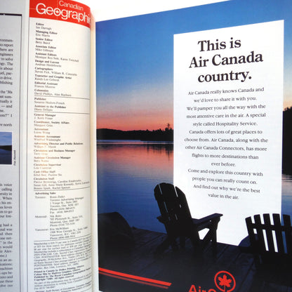 CANADIAN GEOGRAPHIC MAGAZINE Special 60th Anniversary Edition December 1989 - January 1990