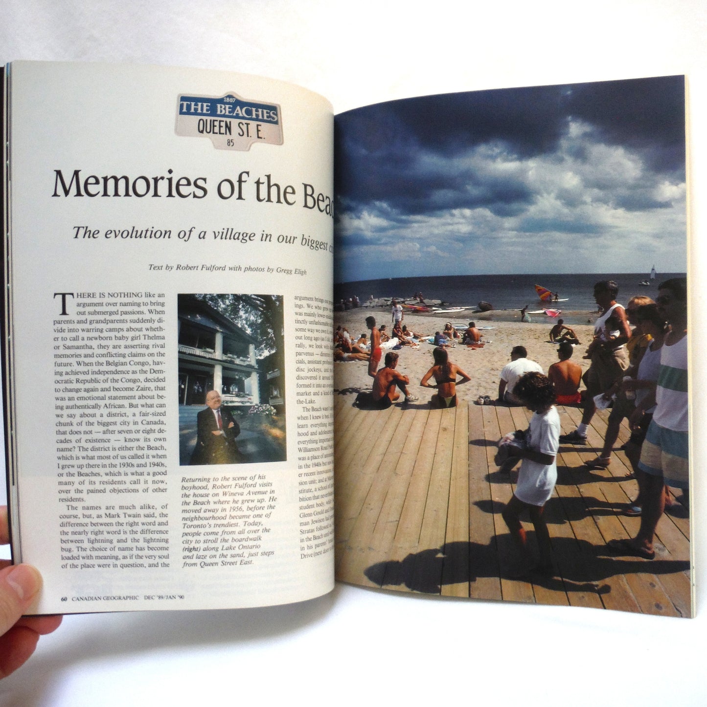 CANADIAN GEOGRAPHIC MAGAZINE Special 60th Anniversary Edition December 1989 - January 1990