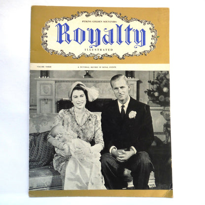ROYALTY ILLUSTRATED: The Birth of Prince Charles, by Pitkins Golden Souvenirs Volume Three, 1950