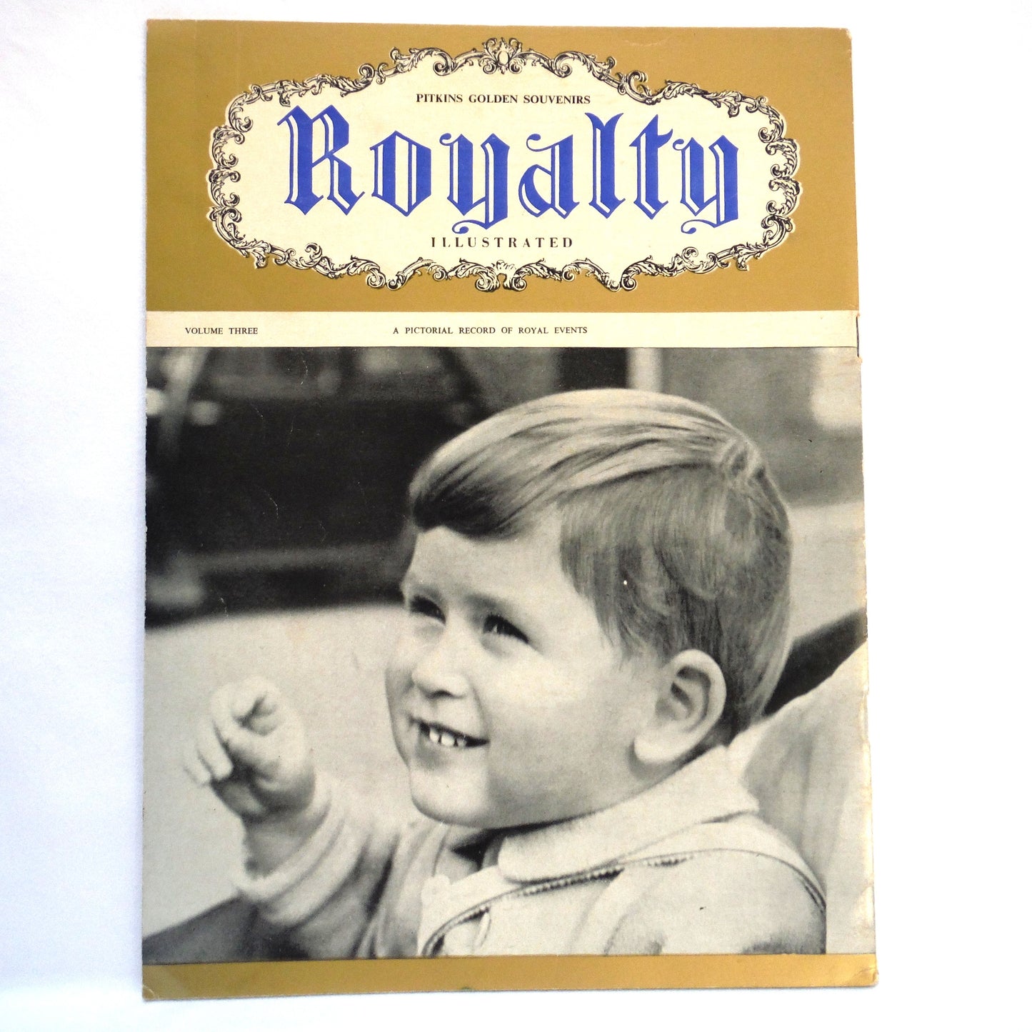 ROYALTY ILLUSTRATED: The Birth of Prince Charles, by Pitkins Golden Souvenirs Volume Three, 1950