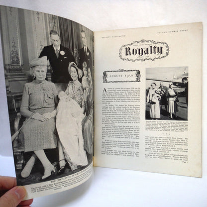 ROYALTY ILLUSTRATED: The Birth of Prince Charles, by Pitkins Golden Souvenirs Volume Three, 1950