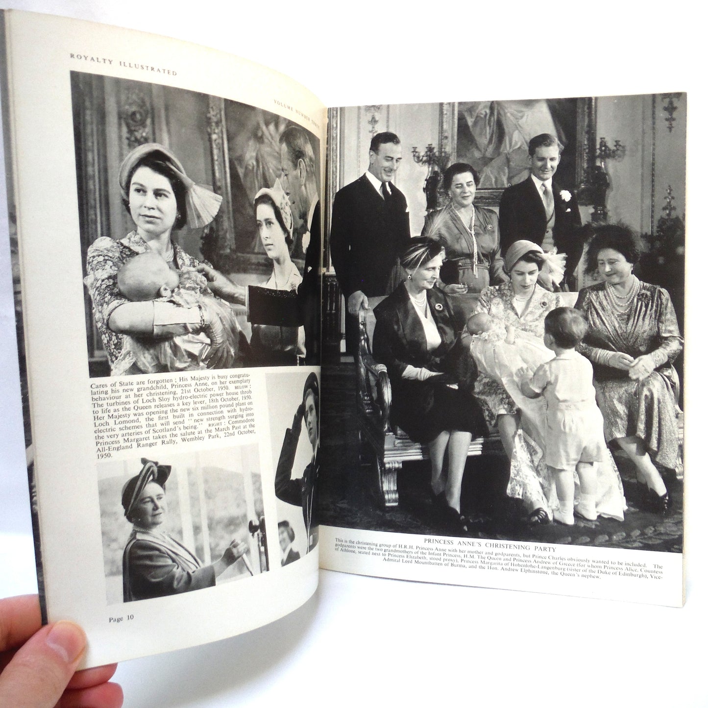 ROYALTY ILLUSTRATED: The Birth of Prince Charles, by Pitkins Golden Souvenirs Volume Three, 1950