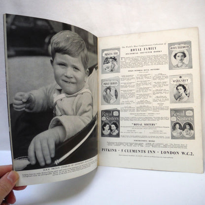 ROYALTY ILLUSTRATED: The Birth of Prince Charles, by Pitkins Golden Souvenirs Volume Three, 1950