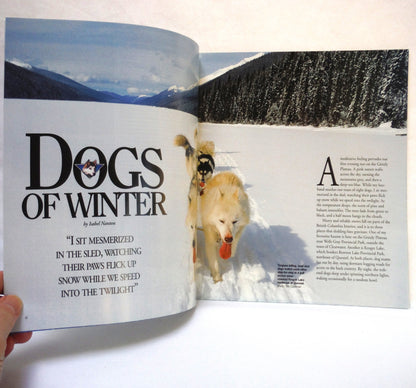 BEAUTIFUL BRITISH COLUMBIA MAGAZINE, The Dogs of Winter Wilderness Adventure, Volume 37, Number 4, Winter 1995