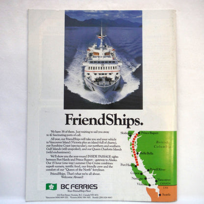 BEAUTIFUL BRITISH COLUMBIA MAGAZINE, The 30th Year Anniversary Edition Featuring CARMANAH, Winter of 1989