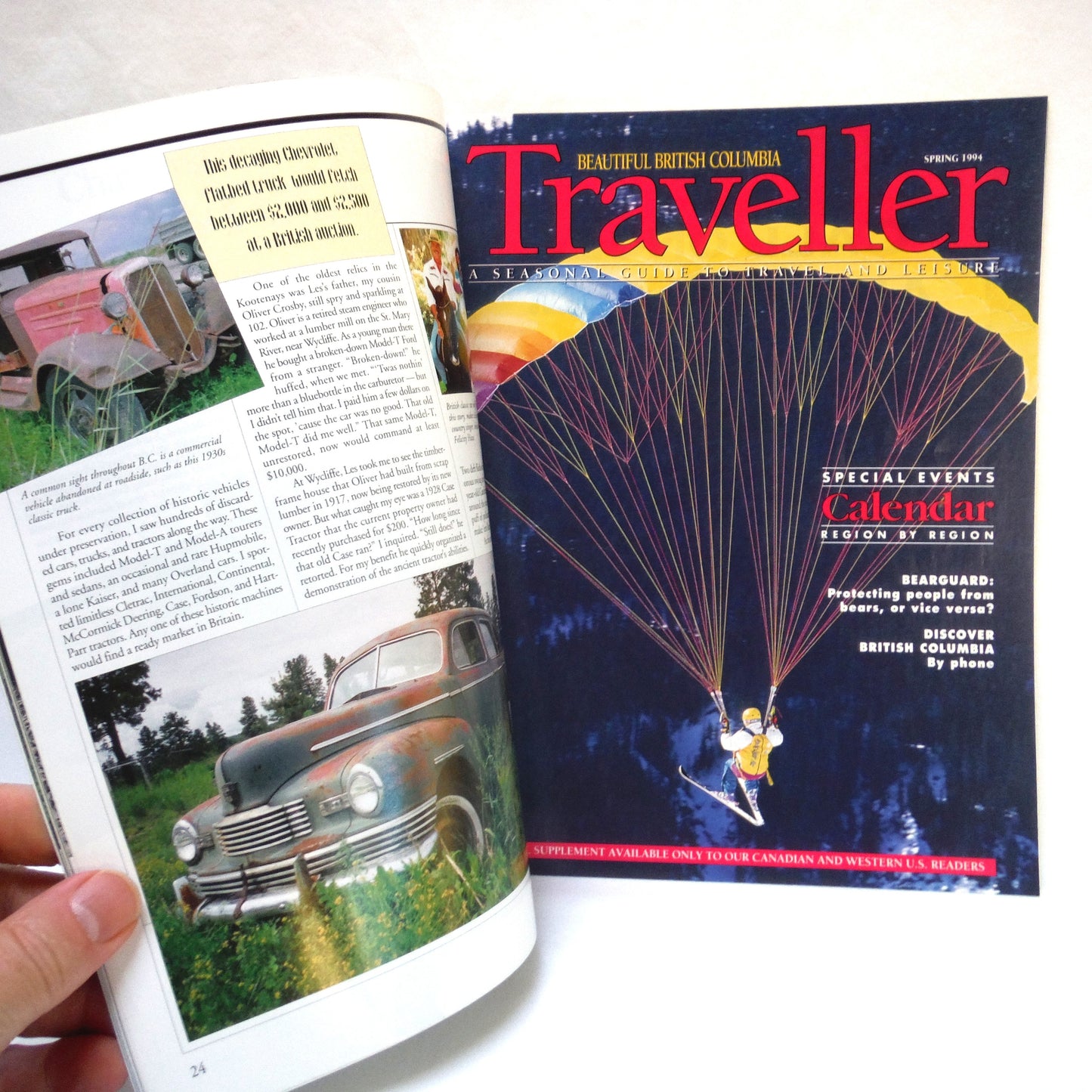 BEAUTIFUL BRITISH COLUMBIA MAGAZINE, Hell Bent on the Fraser, Volume 36, Number 1, Spring 1994