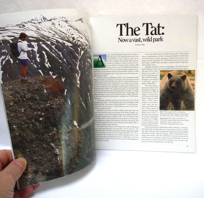 BEAUTIFUL BRITISH COLUMBIA MAGAZINE, The Tatshenshini River Wilderness Park, Volume 35, Number 4, Winter 1993