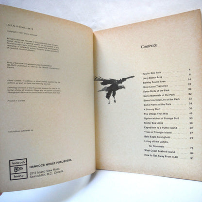 PACIFIC WILDERNESS AND THE PACIFIC RIM PARK, A Vintage Guide by David & Lyn Hancock and David Stirling (1974 1st Ed.)