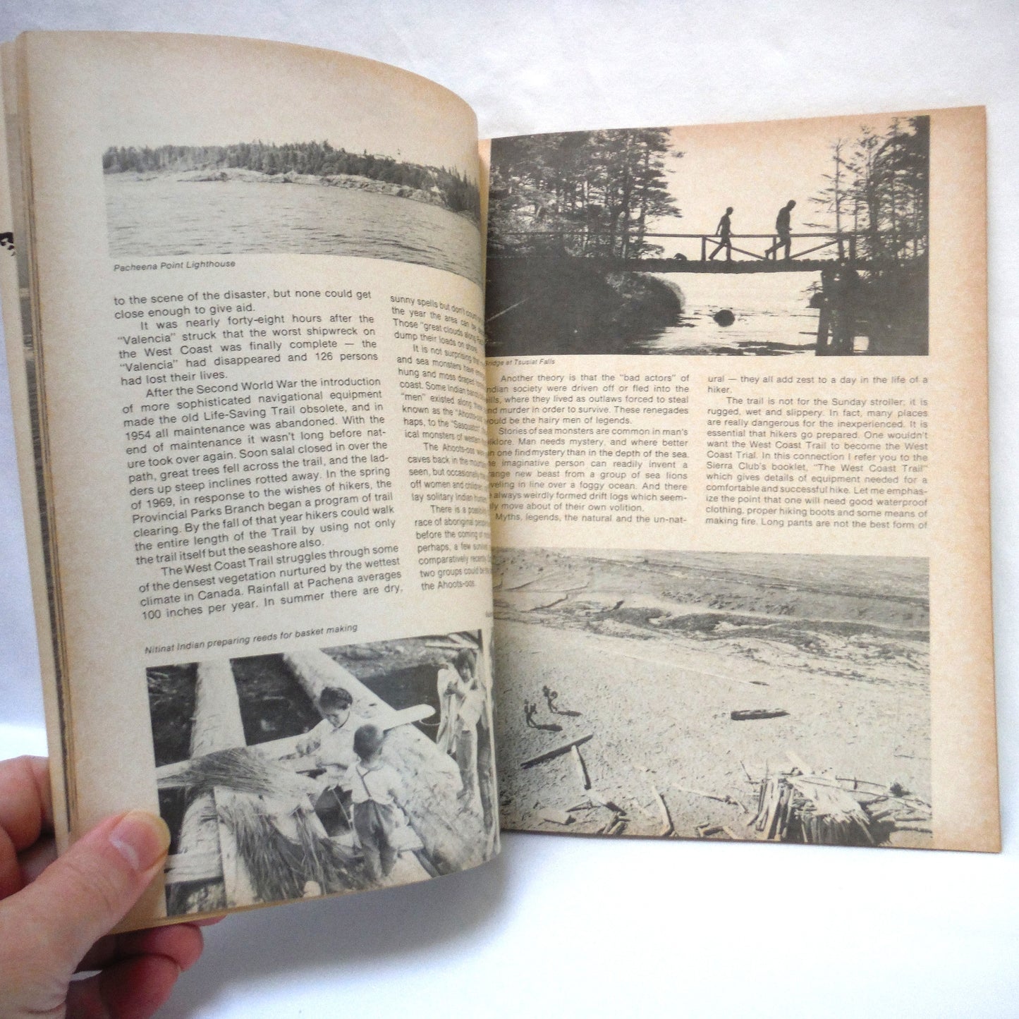 PACIFIC WILDERNESS AND THE PACIFIC RIM PARK, A Vintage Guide by David & Lyn Hancock and David Stirling (1974 1st Ed.)