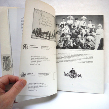 SEASON'S GREETINGS FROM BRITISH COLUMBIA'S PAST: Christmas as Celebrated in BC from 1880's to 1930's, by Rich Mole (1980 1st Ed.)