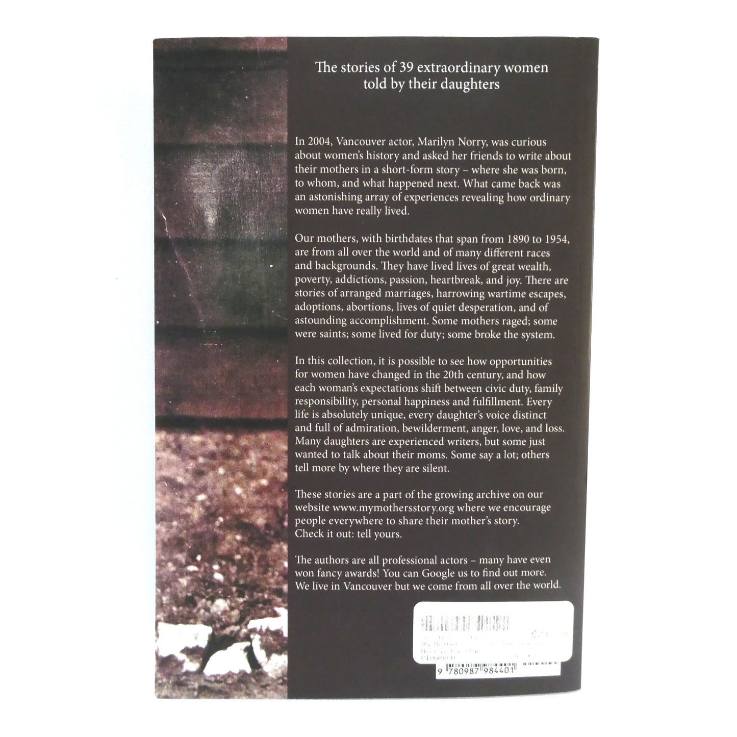 MY MOTHER'S STORY: THE ORIGINALS, Short Stories by Women, as Edited by Marilyn Norry (1st Ed. SIGNED)