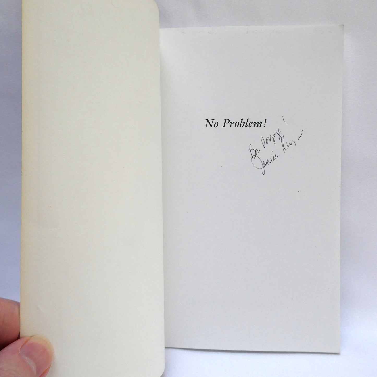 NO PROBLEM! Worldwise Travel Tips for Mature Adventures, by Janice Kenyon  (1st Ed. SIGNED)