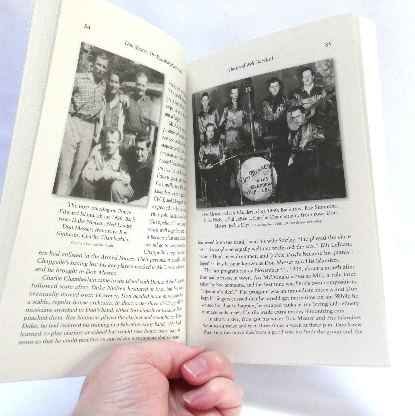 DON MESSER, THE MAN BEHIND THE MUSIC, A Biography by Johanna Bertin (1st Ed. SIGNED)