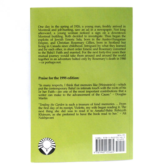 TENDING THE GARDEN, A Biography of Emeric & Rosemary Sala, by Ilona Sala Weinstein (1st Ed. SIGNED)