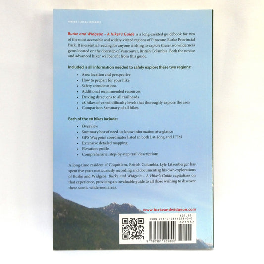 BURKE AND WIDGEON, A Hiker's Guide by Lyle Litzenberger (1st Ed. SIGNED)